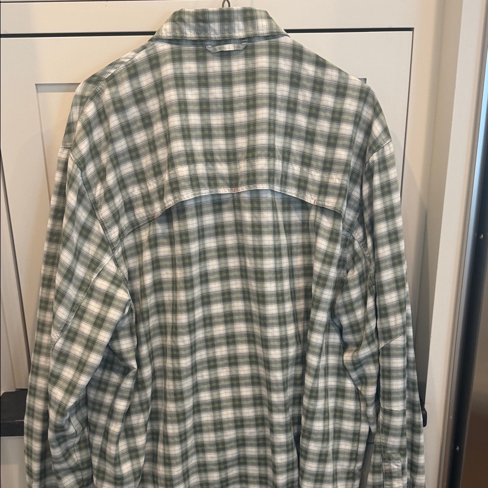 Simms Fishing shirt,Olive Checkered Men's Shirt,size XL - Picture 5 of 5